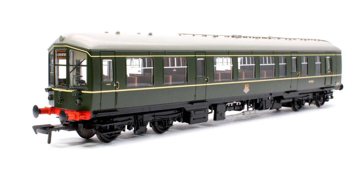 Pre-Owned 32-518 Derby Lightweight 2-Car DMU BR Green (Early Emblem) Diesel Locomotive