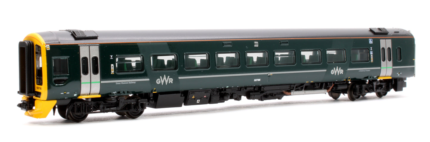 Class 158 2-Car DMU 158766 GWR Green (FirstGroup) - DCC Sound