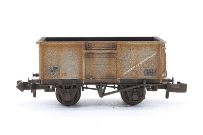 377-251C Pre-Owned 16 Ton Mineral Wagon BR Light Grey 'B231349' - Custom Weathered