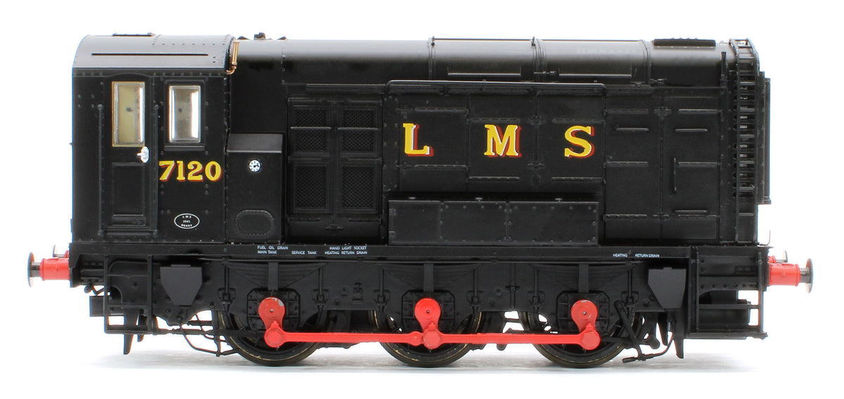 MR-503 Class 11 Shunter LMS pre-war Black 7120 Diesel Locomotive