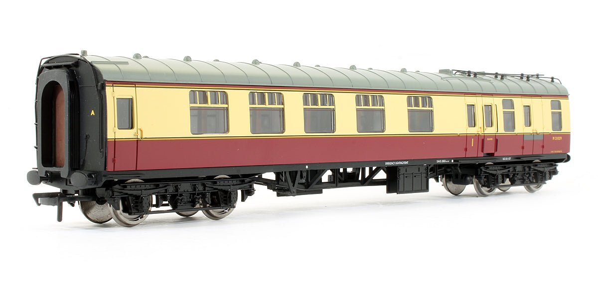 Pre-Owned BR MK1 Brake Composite Corridor BCK Coach Crimson & Cream 'M21029'
