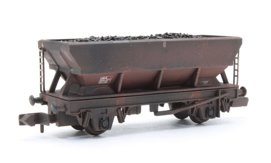 Pre-Owned BR HEA Hopper Wagon BR Bauxite No.361728 (With Load) - Custom Weathered