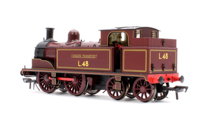 Metropolitan Railway E Class No. 1 0-4-4T No. L48, London Transport Lined Maroon - Steam Tank Locomotive - DCC Sound Fitted