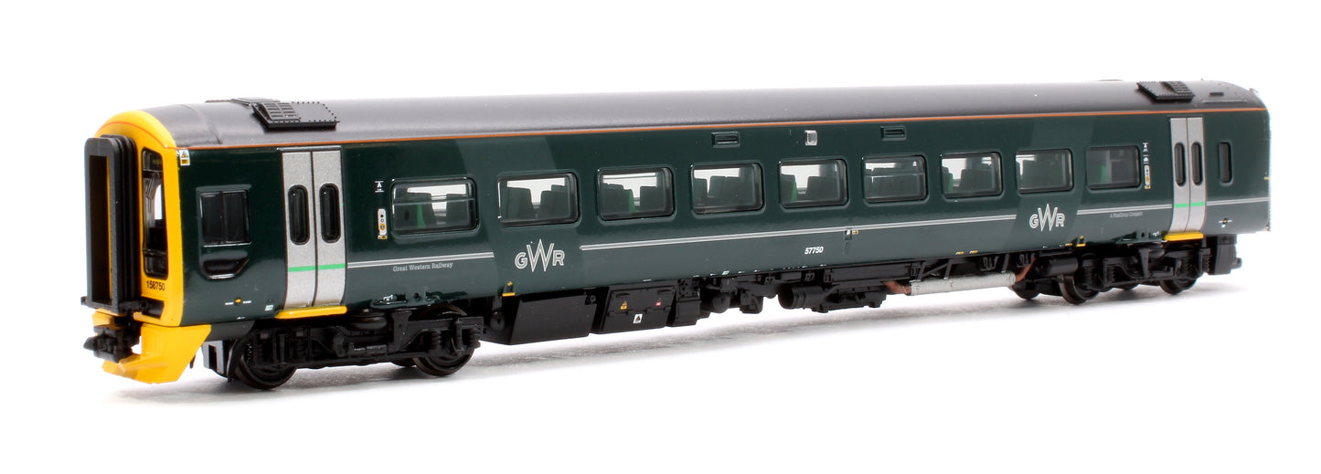 Pre-Owned 371-857ASF Class 158 2-Car DMU 158750 GWR Green (FirstGroup) - DCC Sound