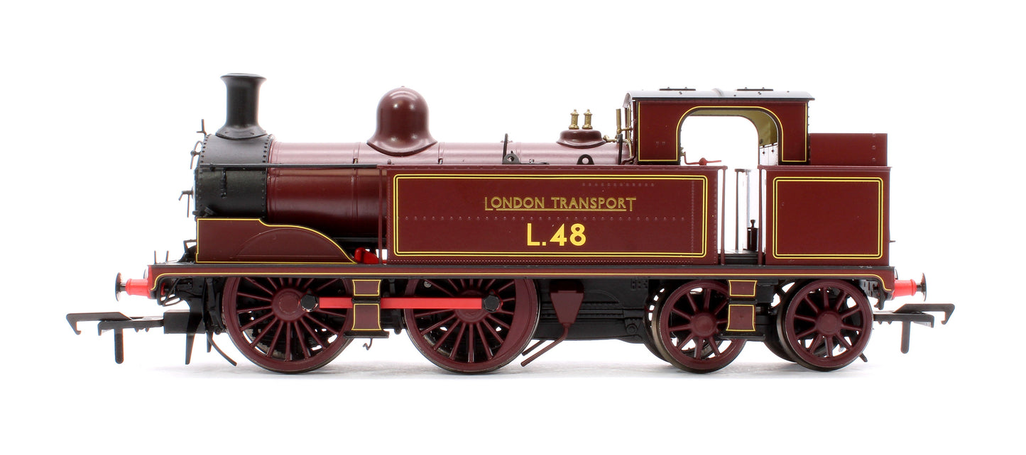 Pre-Owned Metropolitan Railway E Class No. 1 0-4-4T No. L48, London Transport Lined Maroon - Steam Tank Locomotive - DCC Sound Fitted