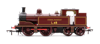 Pre-Owned Metropolitan Railway E Class No. 1 0-4-4T No. L48, London Transport Lined Maroon - Steam Tank Locomotive - DCC Sound Fitted