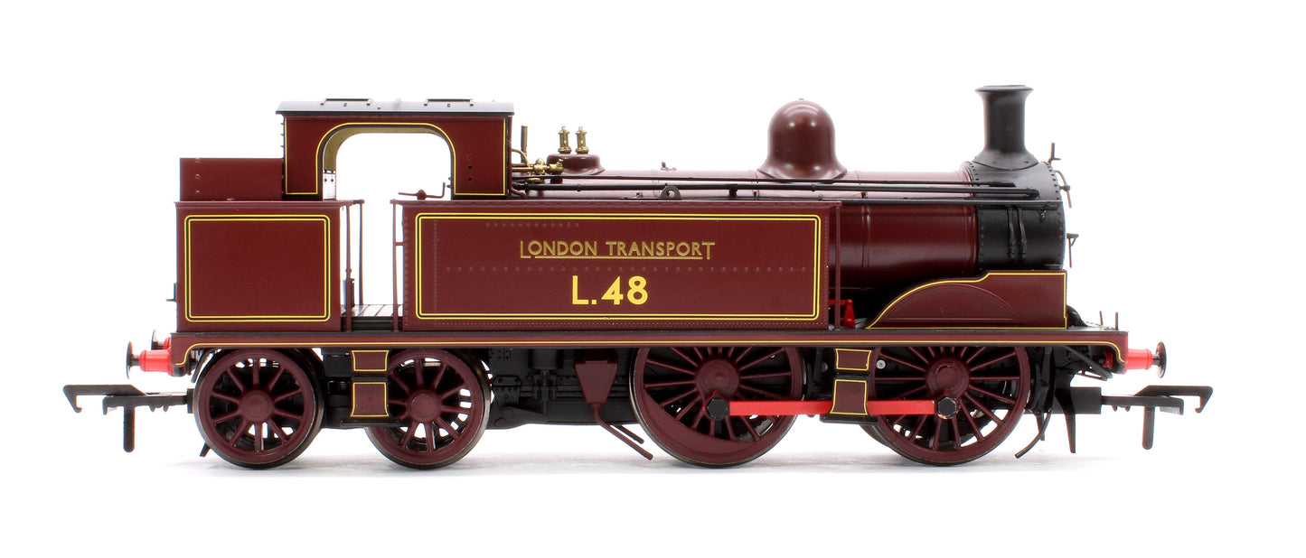 Metropolitan Railway E Class No. 1 0-4-4T No. L48, London Transport Lined Maroon - Steam Tank Locomotive - DCC Sound Fitted