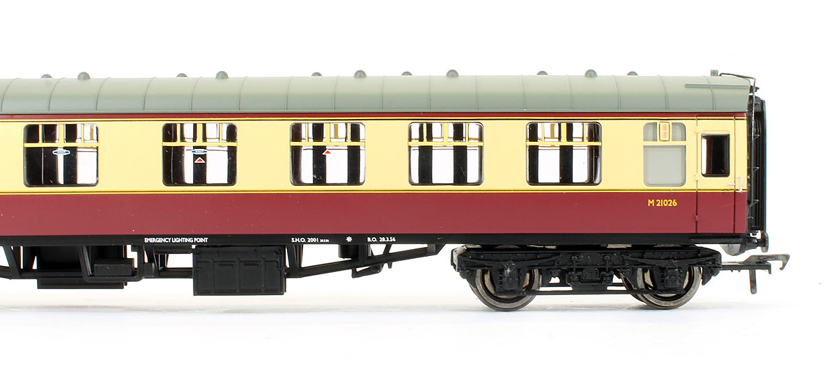 Pre-Owned 39-227 BR MK1 Brake Corridor Composite BCK Coach Crimson & Cream 'M21026'