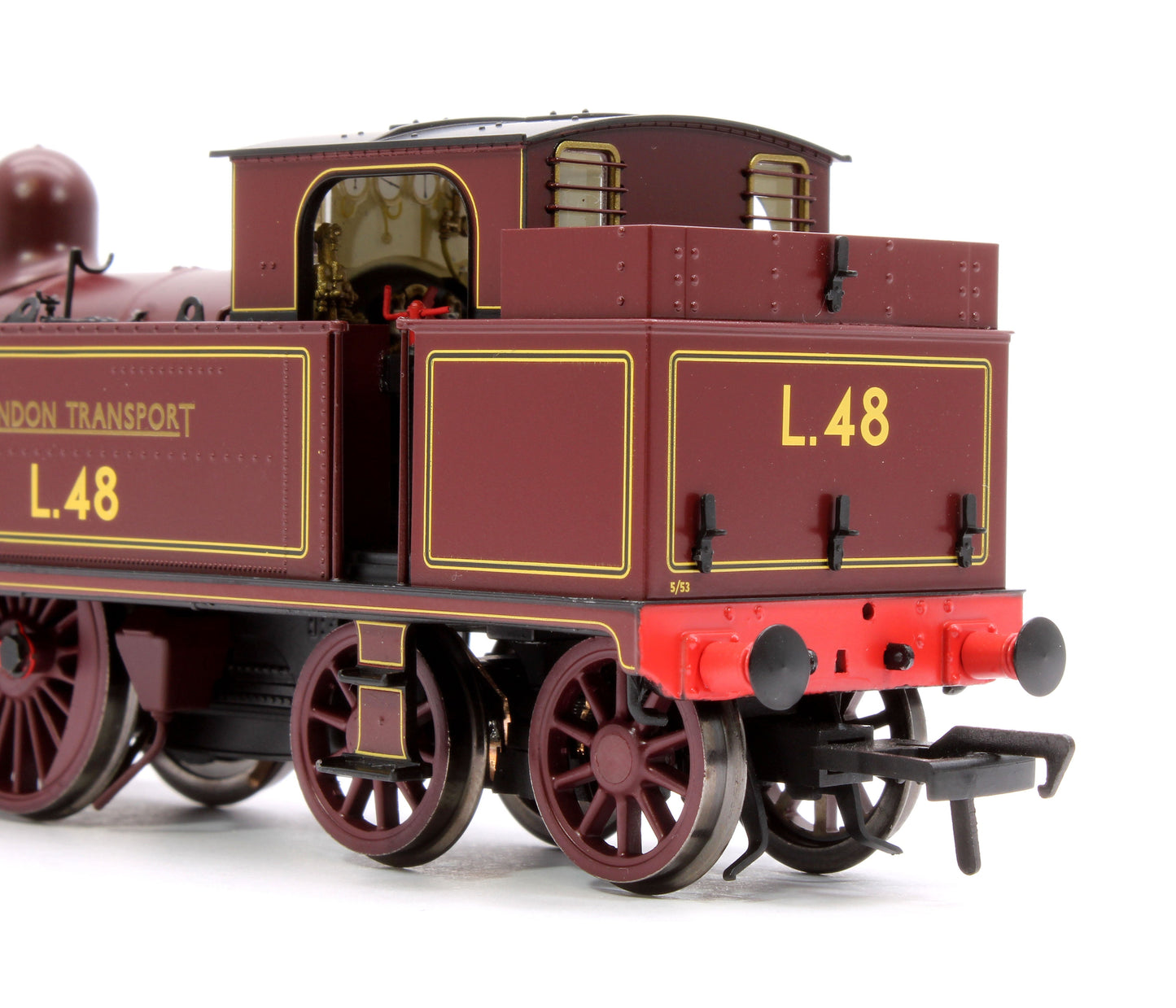 Pre-Owned Metropolitan Railway E Class No. 1 0-4-4T No. L48, London Transport Lined Maroon - Steam Tank Locomotive - DCC Sound Fitted