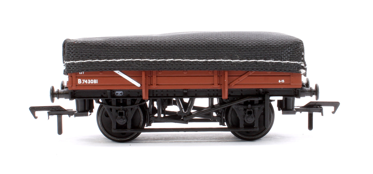 5 Plank China Clay 3-Wagon Pack BR Bauxite (Early) with Tarp. Covers