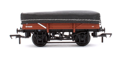 5 Plank China Clay 3-Wagon Pack BR Bauxite (Early) with Tarp. Covers