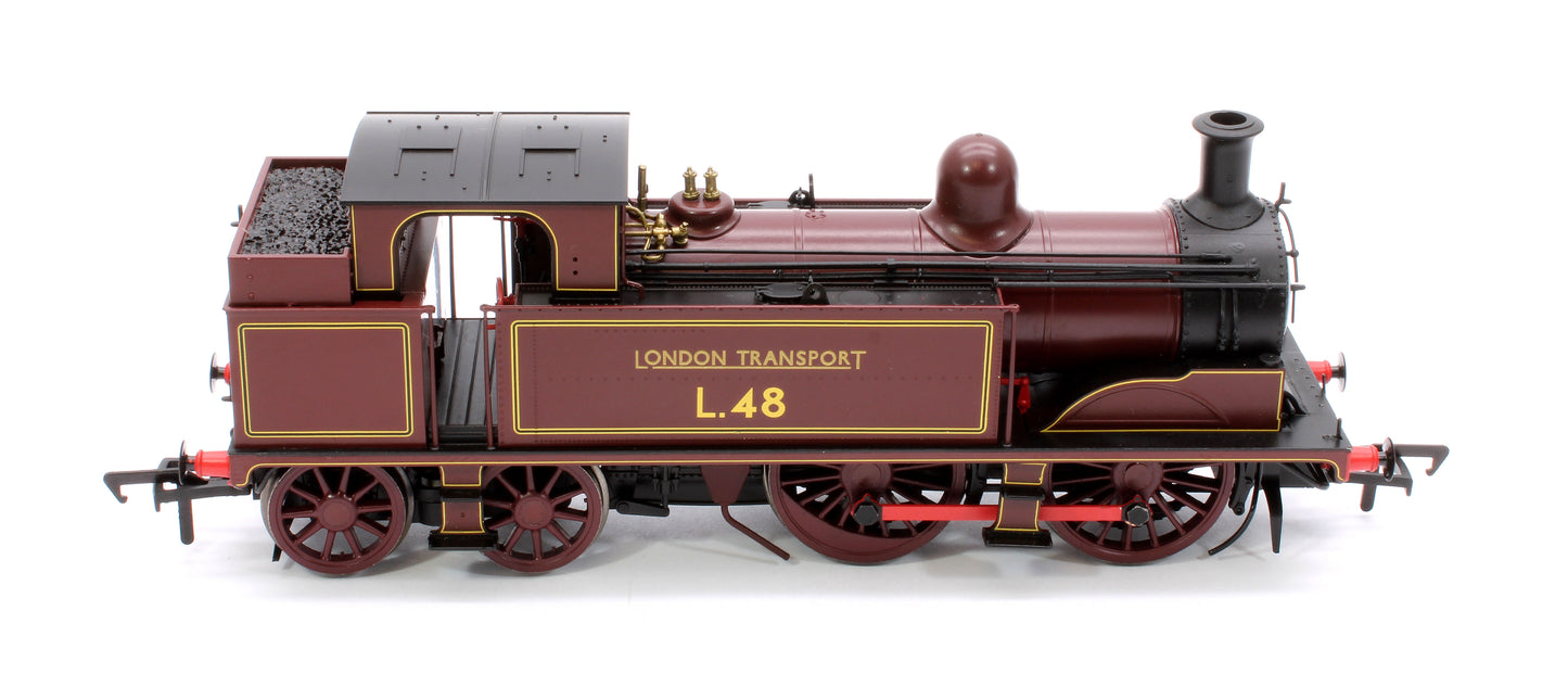 Metropolitan Railway E Class No. 1 0-4-4T No. L48, London Transport Lined Maroon - Steam Tank Locomotive - DCC Sound Fitted