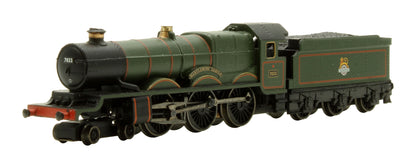 Pre-Owned 372-025 GWR 4073 'Castle' 7033 'Hartlebury Castle' BR Lined Green (Early Emblem) Steam Locomotive
