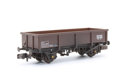 Pre-Owned MTV Aggregate Wagon BR Freight Brown (Stone Traffic) #B390012, B390016 and B390031 - Triple Pack - Custom Weathered