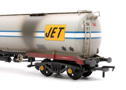 BR 102T TEA Bogie Tank Wagon 'Jet-Conoco' Light Grey No. 104 - Weathered