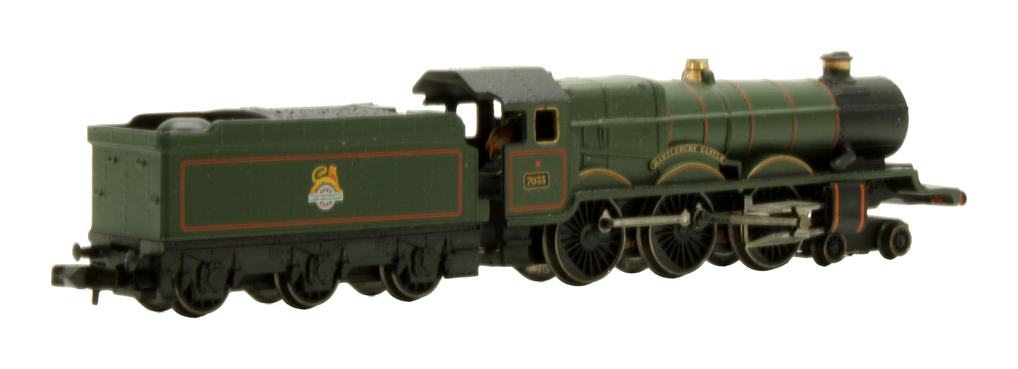 Pre-Owned 372-025 GWR 4073 'Castle' 7033 'Hartlebury Castle' BR Lined Green (Early Emblem) Steam Locomotive