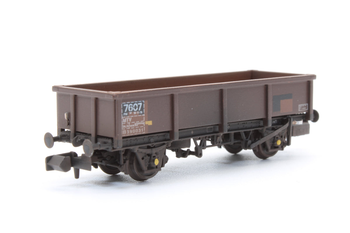 Pre-Owned MTV Aggregate Wagon BR Freight Brown (Stone Traffic) #B390012, B390016 and B390031 - Triple Pack - Custom Weathered