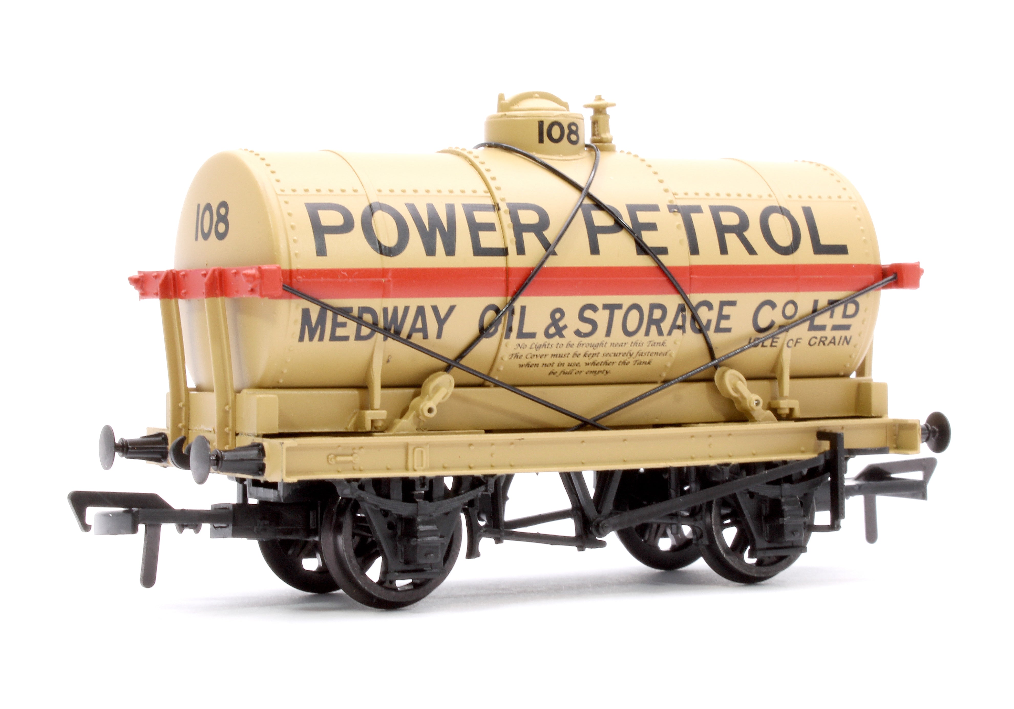 Buff Tank Engine Bachmann 37-688 14T Tank Wagon 'Power Petrol' Buff – Rails