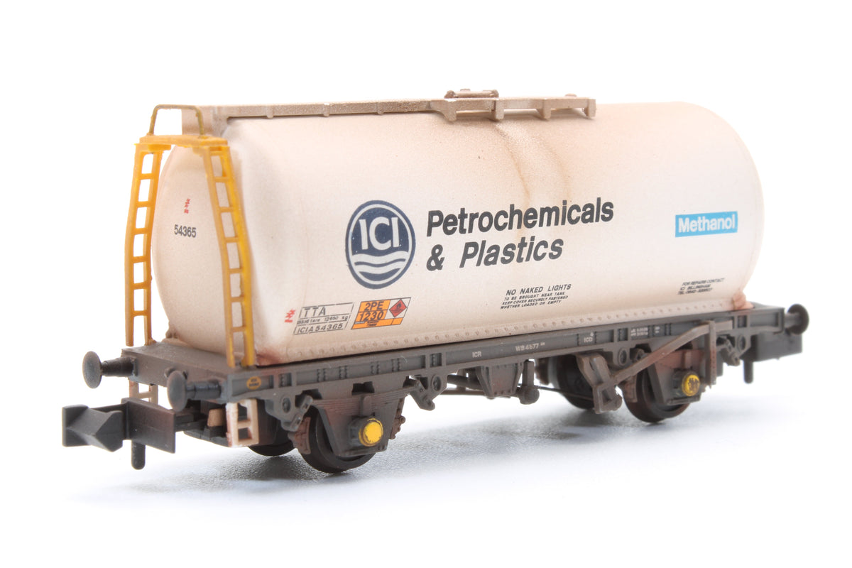 Pre-Owned BR 45T TTA Tank Wagon 'ICI Petrochemicals' White ICIA54365 - Custom Weathered