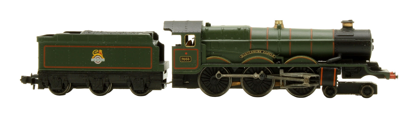 Pre-Owned 372-025 GWR 4073 'Castle' 7033 'Hartlebury Castle' BR Lined Green (Early Emblem) Steam Locomotive