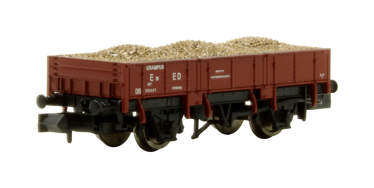 Pre-Owned 2F-060-001 Grampus Engineers Open Wagon Indian Red 'DB990641'