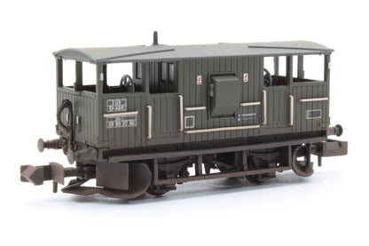 Pre-Owned BR 20T 'Shark' Ballast Plough Brake Van BR Departmental Olive Green No. DB993760 - Custom Weathered