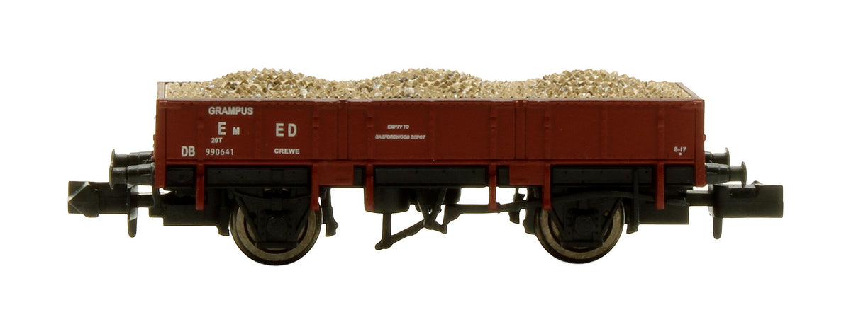 Pre-Owned 2F-060-001 Grampus Engineers Open Wagon Indian Red 'DB990641'