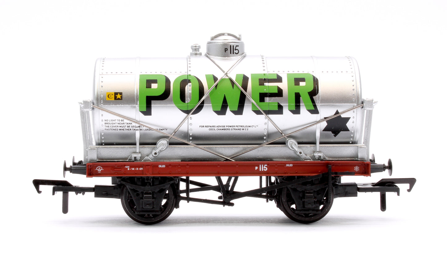 14T Tank Wagon 'Power' Silver No. 115