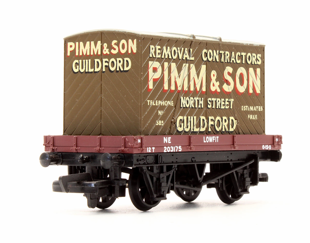 Pre-Owned 13101 NE 1 Plank Container Wagon 'Pimm & Son' '203175'