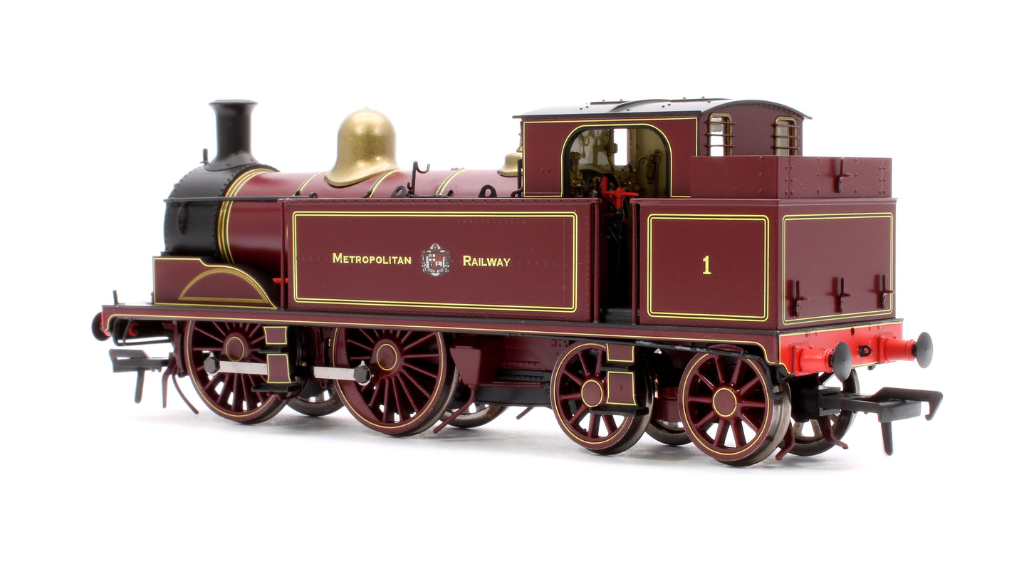 Metropolitan Railway E Class No. 1 0-4-4T - 1999-2009 Condition - Steam Tank Locomotive - DCC Sound Fitted