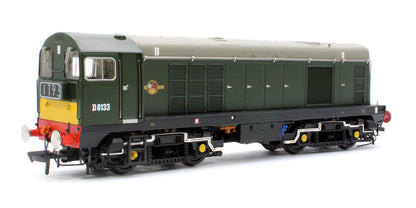 Class 20/0 Headcode Box D8133 BR Green (Small Yellow Panels) Diesel Locomotive - DCC Sound