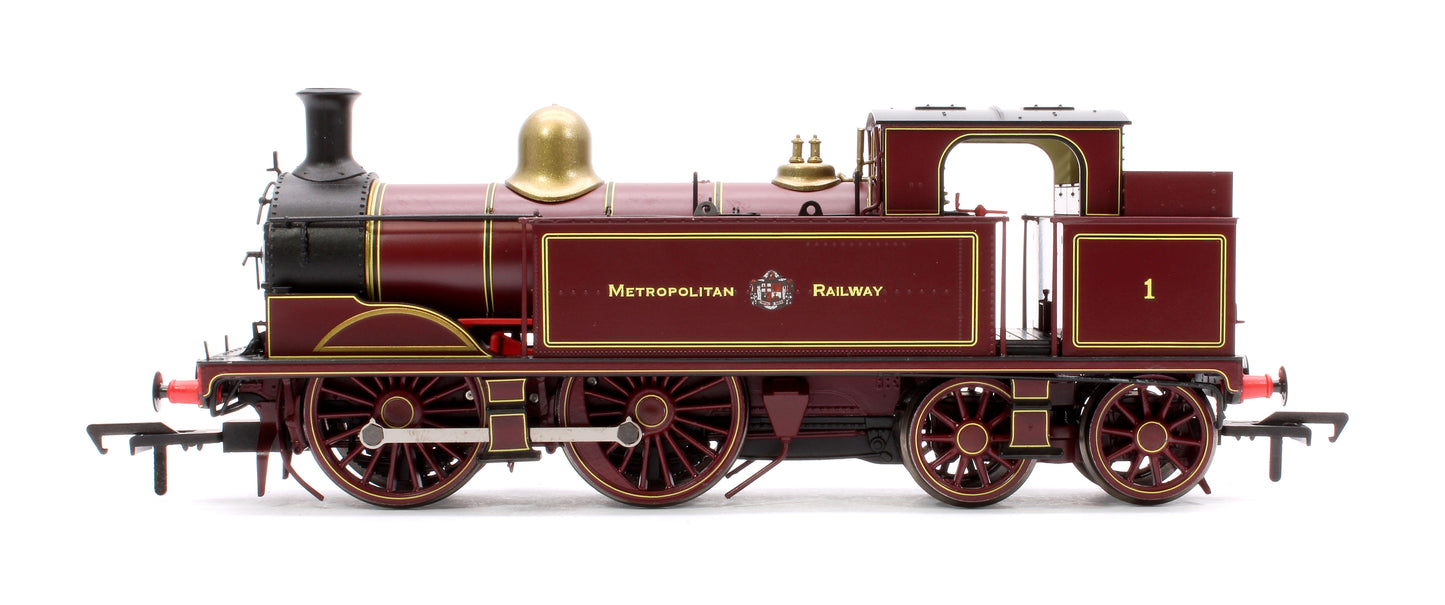 Metropolitan Railway E Class No. 1 0-4-4T - 1999-2009 Condition - Steam Tank Locomotive - DCC Sound Fitted