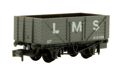 Pre-Owned NR-41M 7 Plank Open Wagon LMS Light Grey '313159'