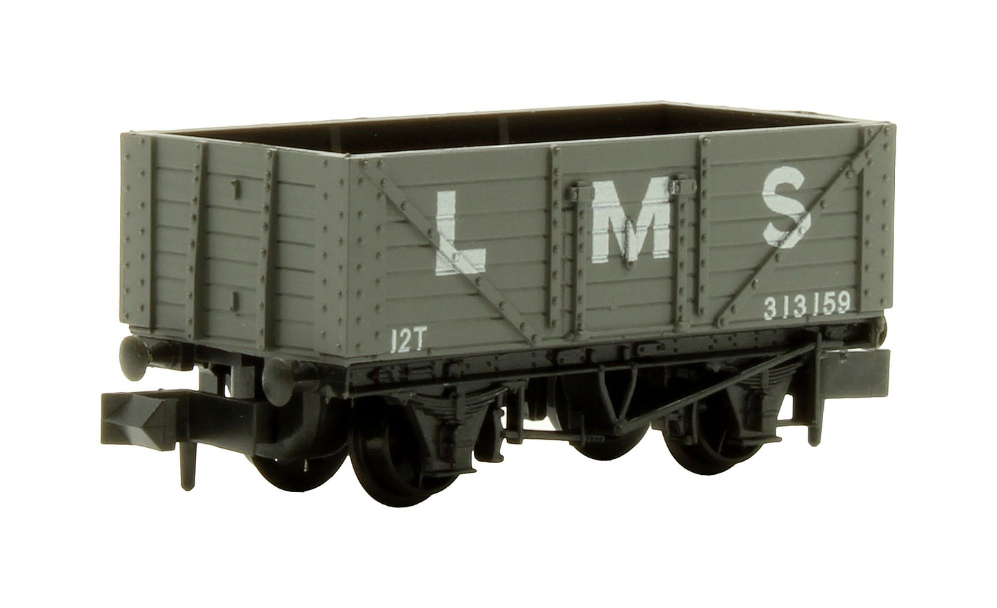 Pre-Owned NR-41M 7 Plank Open Wagon LMS Light Grey '313159'