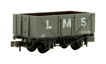 Pre-Owned NR-41M 7 Plank Open Wagon LMS Light Grey '313159'