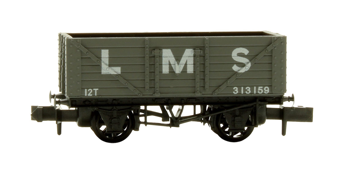 Pre-Owned NR-41M 7 Plank Open Wagon LMS Light Grey '313159'