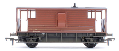 Pre-Owned LMS 20T Brake Van BR Bauxite (Early) No. B950118 - Weathered
