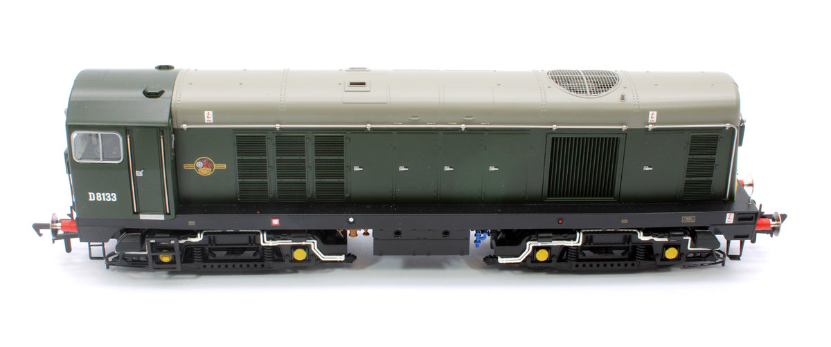 Class 20/0 Headcode Box D8133 BR Green (Small Yellow Panels) Diesel Locomotive - DCC Sound