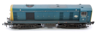 Class 20/0 Disc Headcode 20072 BR Blue Diesel Locomotive - Weathered