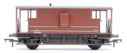 Pre-Owned LMS 20T Brake Van BR Bauxite (Early) No. B950118 - Weathered
