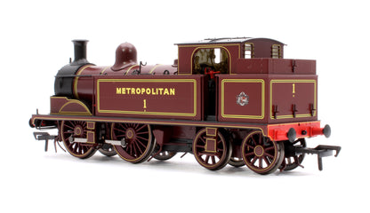 Metropolitan Railway E Class No. 1 0-4-4T - 2013-2020 Condition - Steam Tank Locomotive - DCC Sound Fitted