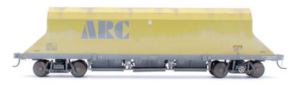 4F-081-001W Pre-Owned Custom Weathered P & D JHA (end hopper) ARC Olive & Grey 17912