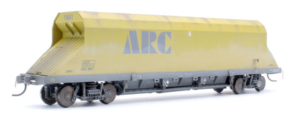 4F-081-001W Pre-Owned Custom Weathered P & D JHA (end hopper) ARC Olive & Grey 17912