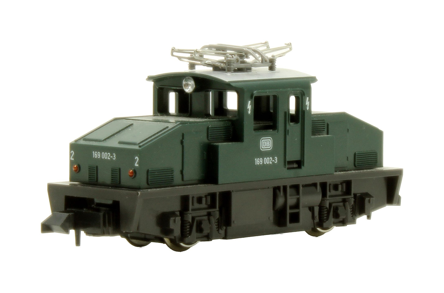 Pre-Owned K105006 DB Green Class BR 169 Electric Locomotive Freight Train Set with 2 Wagons