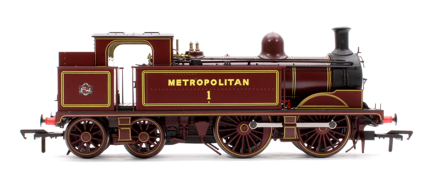 Metropolitan Railway E Class No. 1 0-4-4T - 2013-2020 Condition - Steam Tank Locomotive - DCC Sound Fitted