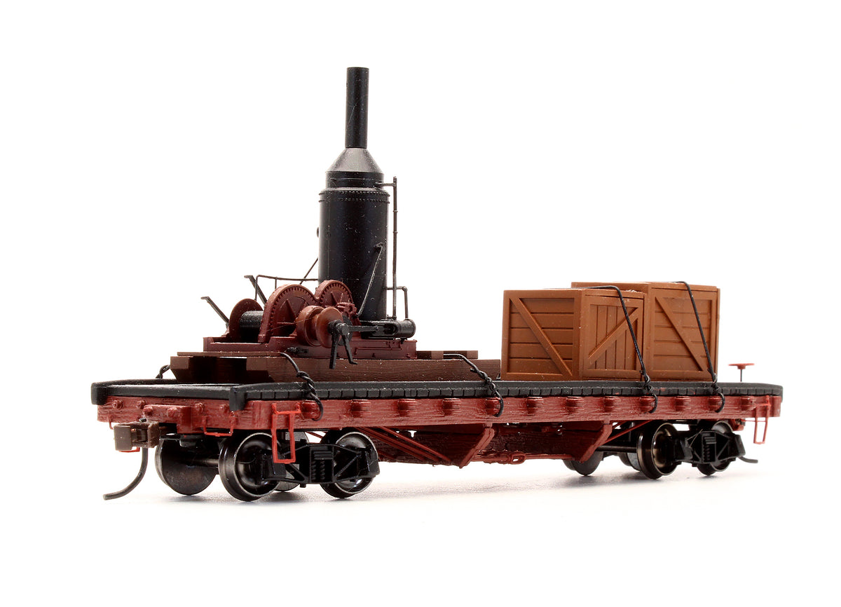Pre-Owned 18301 Log Skidder (Non Operating) On 40' Log Car
