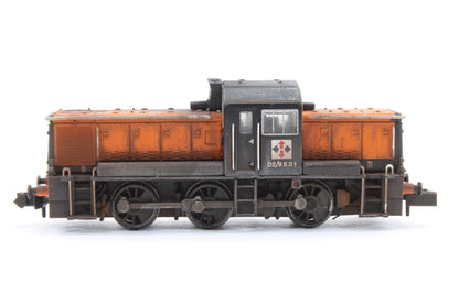 Pre-Owned Class 14 D2/9531 NCB British Oak Orange & Black Diesel Locomotive - Custom Weathered - DCC Sound