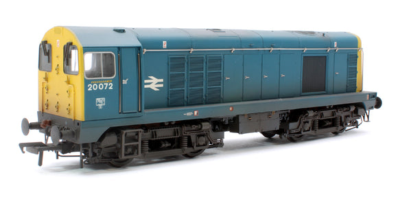 Class 20/0 Disc Headcode 20072 BR Blue Diesel Locomotive - Weathered