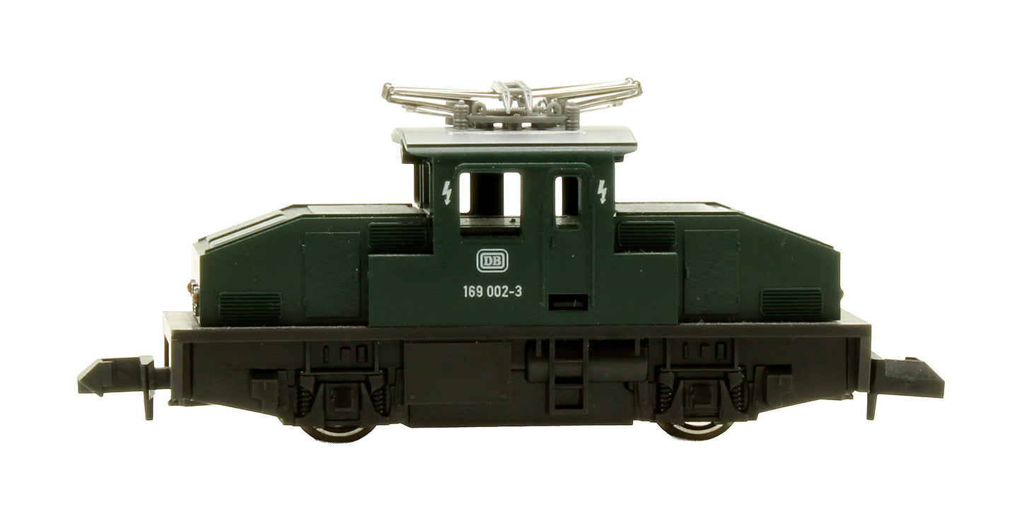 Pre-Owned K105006 DB Green Class BR 169 Electric Locomotive Freight Train Set with 2 Wagons