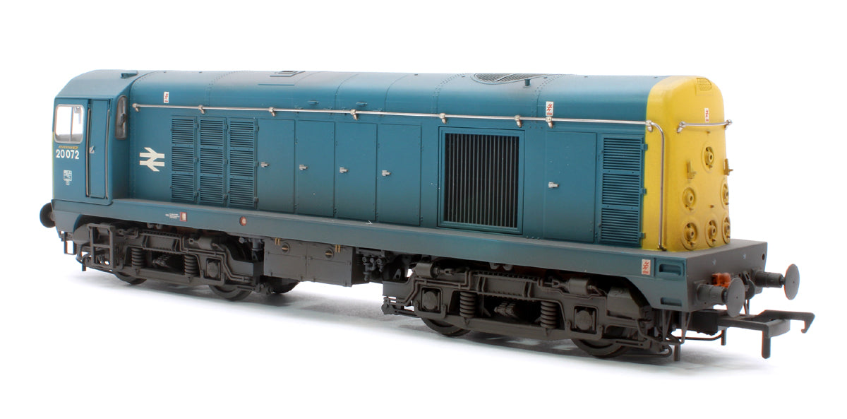 Class 20/0 Disc Headcode 20072 BR Blue Diesel Locomotive - Weathered